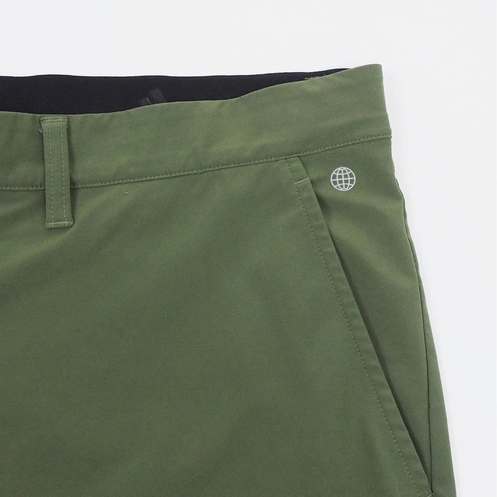 Adidas Golf Ultimate 365 Shorts Mens 38 Olive Green Flat Performance Tech Blend